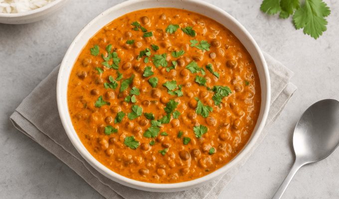 kókuszos lencse curry