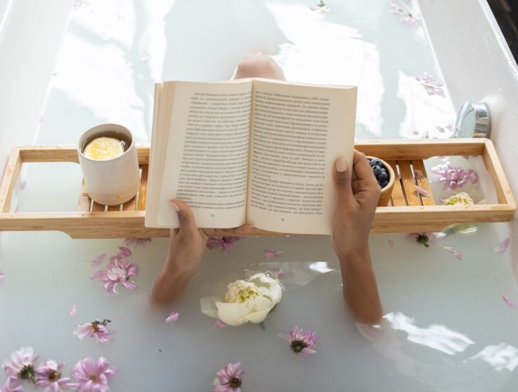 Tudatos pihenés női pillanat