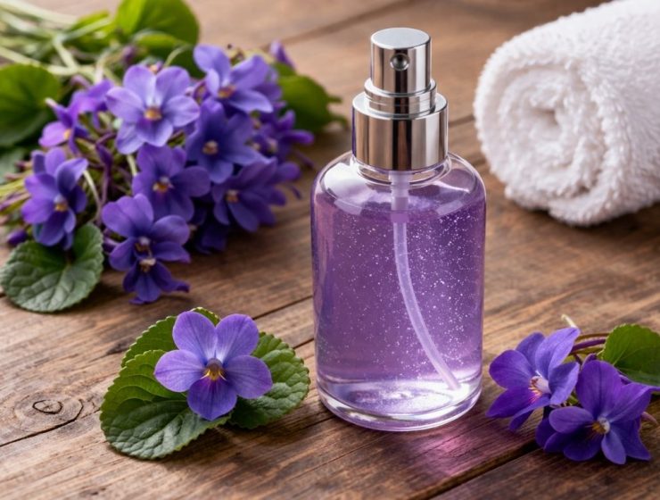 ibolyás testpermet házilag