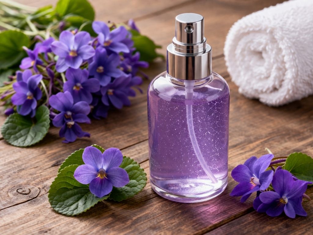 ibolyás testpermet házilag