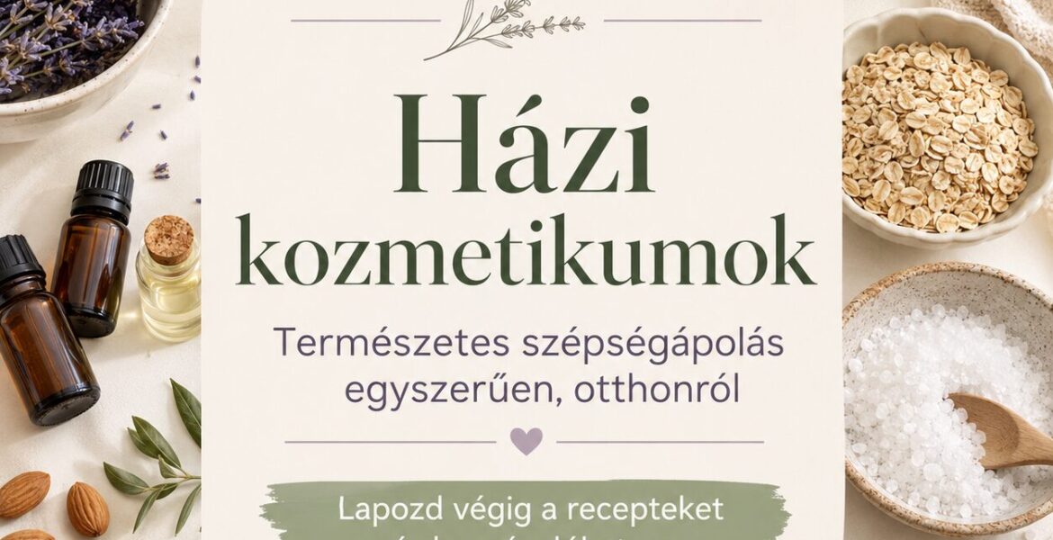 Házi kozmetikumok – természetes szépségápolás otthon