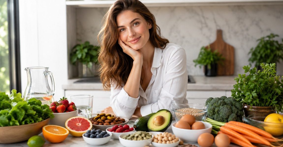 Tápanyagdús étrend szépségvitaminokkal: zöldségek, gyümölcsök, magvak és tojás