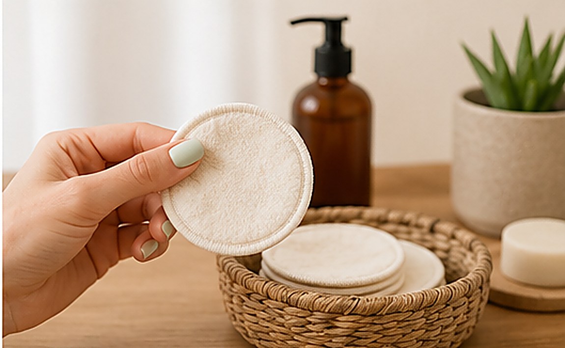 Mosható sminklemosó korong – zero waste smink eszköz